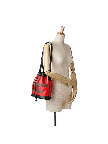 Gucci 100th Anniversary Leather Uniform Bucket Bag (view 2)