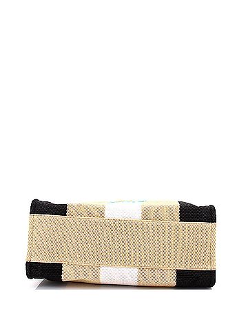 Chanel Deauville Tote Striped Viscose Canvas Large (view 2)