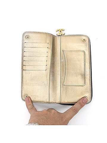 Chanel CC Zip Around Wallet  (view 2)