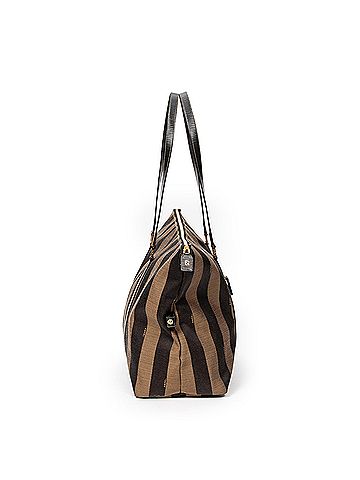 Fendi Large Pequin Zip Tote  (view 2)
