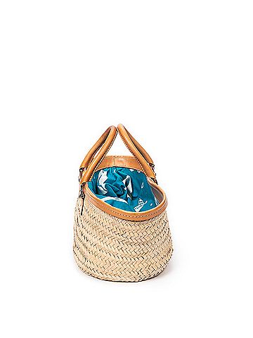 Loewe Ice Cream Motif Raffia Handbag  (view 2)