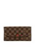 Louis Vuitton 100% Coatead Canvas Brown Emilie Wallet Damier One size - photo 1