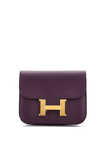 Hermès Constance Slim Wallet Evercolor (view 1)