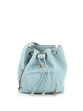 Chanel Leather Bucket Bag