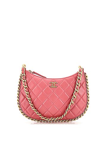 Chanel CC Chain Around Hobo Quilted Lambskin (view 1)