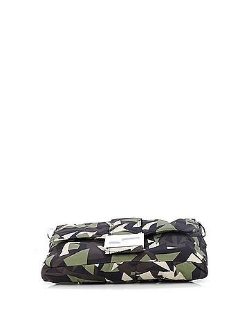 Fendi Baguette Convertible Belt Bag Printed Nylon Medium (view 2)