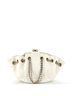 Chanel 100% Leather White CC Turnlock Drawstring Bucket Tote Quilted Lambskin Small One size - photo 1