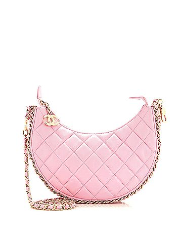 Chanel Chain Around Hook Hobo Quilted Lambskin Small (view 1)