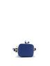 Fendi 100% Leather Blue Mon Tresor Bucket Bag Zucca Embossed Leather Mini One size - photo 2