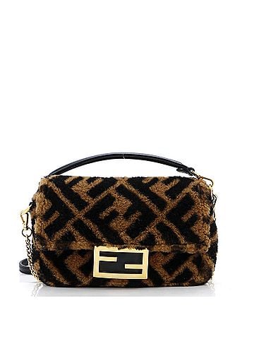 Fendi Baguette NM Bag Zucca Shearling Mini (view 1)