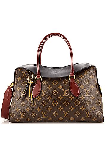 Louis Vuitton Tuileries Handbag Monogram Canvas with Leather (view 1)