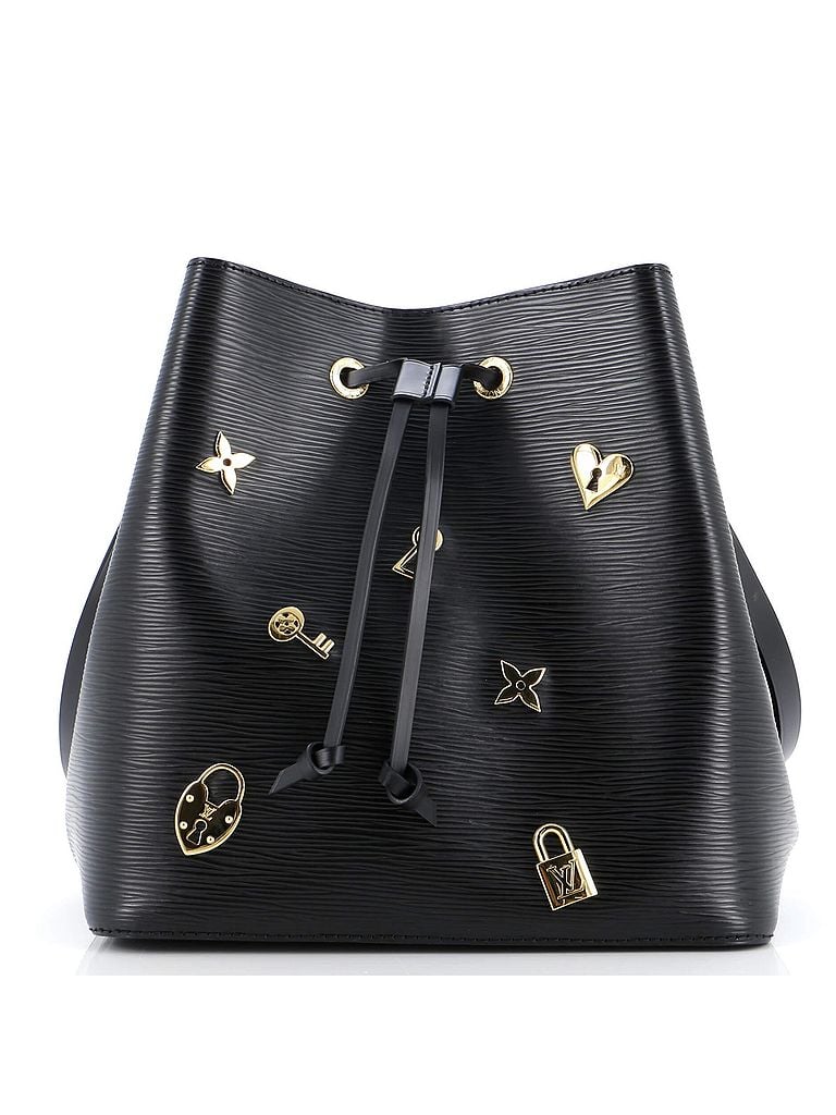 Louis Vuitton 100% Leather Black NeoNoe Handbag Love Lock Epi Leather One size - photo 1