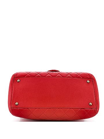 Chanel Trapezio Flap Bag Quilted Sheepskin Large (view 2)