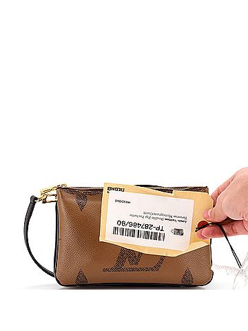 Louis Vuitton Double Zip Pochette Reverse Monogram Giant (view 1)