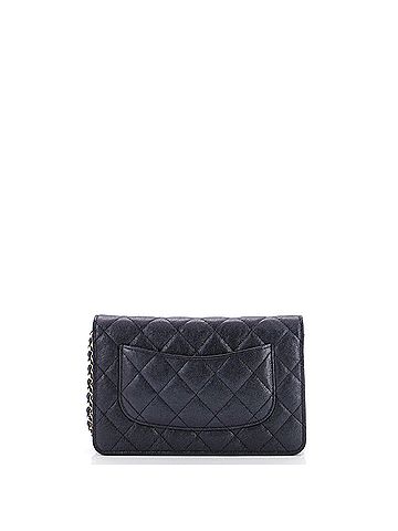 Chanel Wallet on Chain Quilted Iridescent Caviar (view 2)