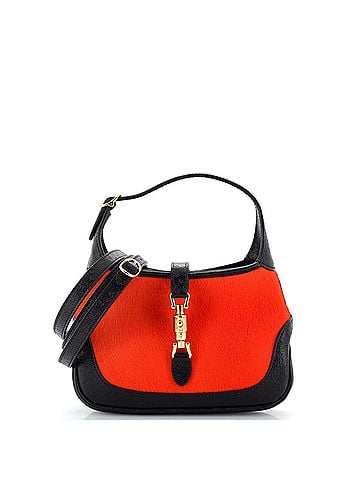Gucci Jackie 1961 Hobo Calf Hair with Leather Mini (view 1)