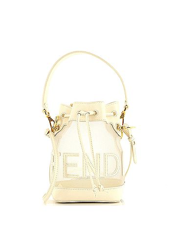 Fendi Mon Tresor Bucket Bag Mesh and Leather Mini (view 1)