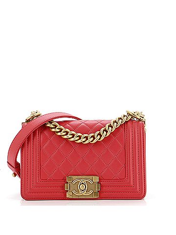 Chanel Boy Flap Bag Quilted Caviar Small (view 1)