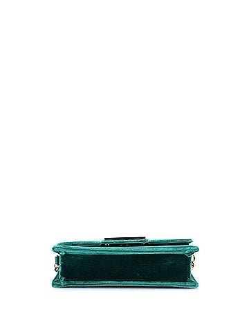 Gucci G Broadway Shoulder Bag Velvet with Crystals Small (view 2)