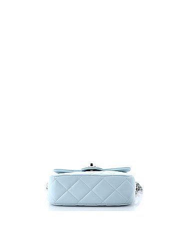 Chanel My Perfect Adjustable Chain Flap Bag Quilted Lambskin with Pearls Mini (view 2)