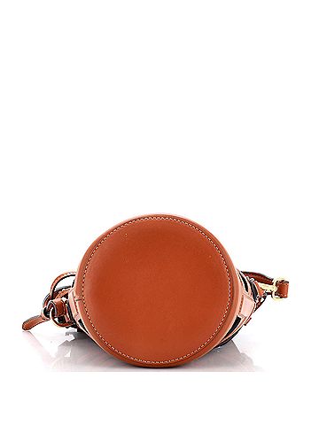 Fendi Step Out Bucket Bag Leather and Zucca Canvas Medium (view 2)