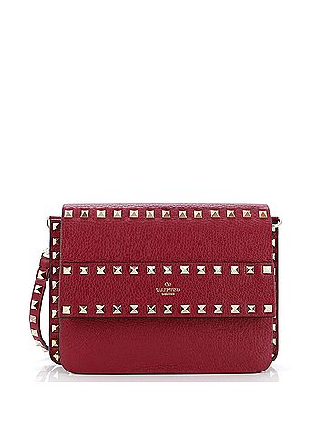 Valentino Garavani Rockstud Front Handle Flap Bag Leather Small (view 1)