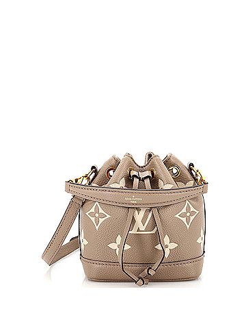 Louis Vuitton Noe NM Handbag Bicolor Monogram Empreinte Leather Nano (view 1)
