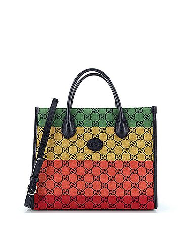 Gucci Structured Top Handle Open Tote GG Canvas Small (view 1)