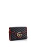 Gucci 100% Leather Black GG Marmont Chain Wallet Diagonal Quilted Leather Mini One size - photo 3