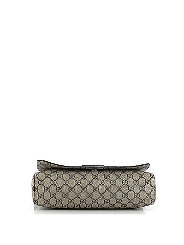 Gucci Web Flap Messenger Bag GG Coated Canvas Medium (view 2)