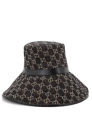 Gucci Wide Brim Hat GG Denim (view 1)