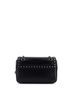 Prada 100% Leather Black Chain Flap Bag Studded Glace Calf Small One size - photo 4
