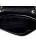 Prada 100% Leather Black Chain Flap Bag Studded Glace Calf Small One size - photo 5