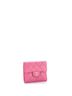 Chanel 100% Leather Pink CC Compact Classic Flap Wallet Quilted Caviar One size - photo 3
