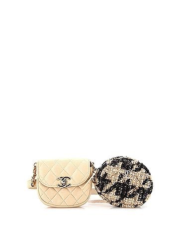 Chanel CC Waist Bag with Coin Purse Quilted Lambskin and Tweed (view 1)