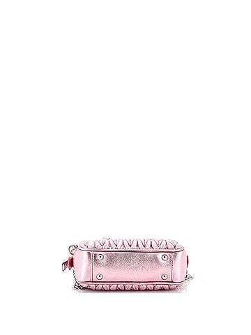 Miu Miu Arcadie Top Handle Bag Matelasse Leather Mini (view 2)