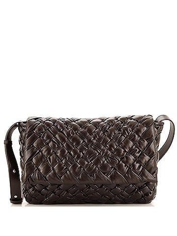 Bottega Veneta Rumple Messenger Bag Intrecciato Leather Medium (view 1)