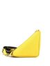 Prada 100% Leather Yellow Triangle Logo Zip Crossbody Bag Saffiano Leather Small One size - photo 1
