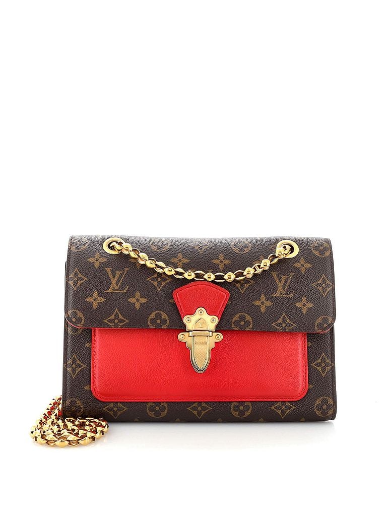 Louis Vuitton Brown Red Victoire Handbag Monogram Canvas and Leather One size - photo 1