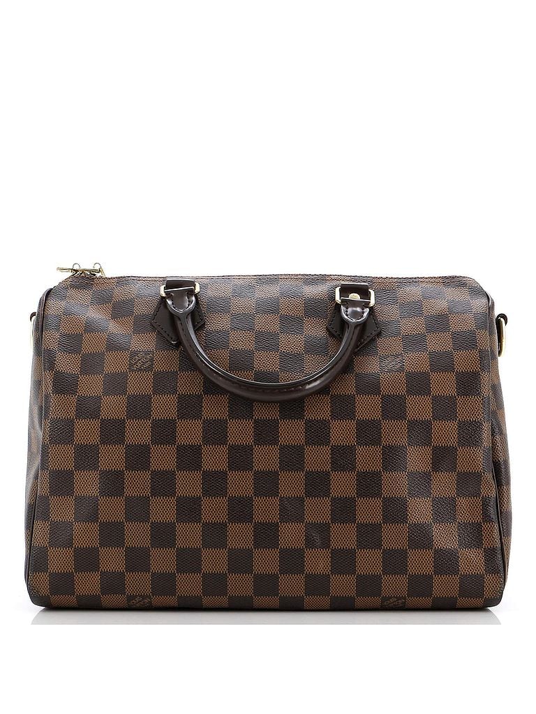 Louis Vuitton 100% Coatead Canvas Brown Speedy Bandouliere Bag Damier 30 One size - photo 1