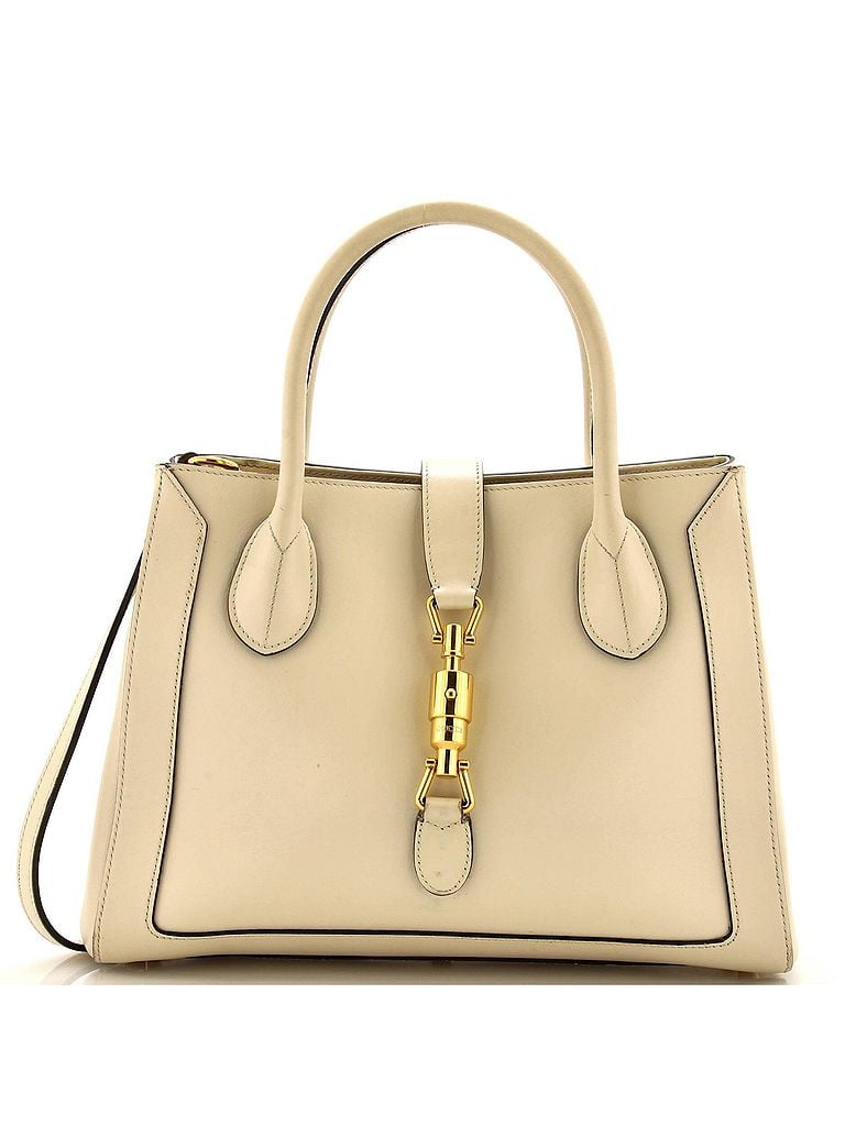Gucci 100% Leather White Jackie 1961 Tote Leather Medium One size - photo 1