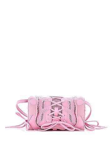 Balenciaga SneakerHead Phone Crossbody Bag Mesh and Faux Leather (view 1)