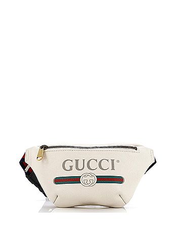 Gucci Logo Belt Bag Printed Leather Small (view 1)
