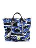 Chanel 100% Canvas Plain Blue La Pausa Bay Shopping Tote Printed Canvas Large One size - photo 1