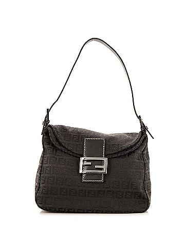 Fendi Flap Shoulder Bag Zucchino Canvas Small (view 1)