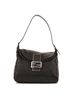 Fendi 100% Canvas Plain Black Flap Shoulder Bag Zucchino Canvas Small One size - photo 1
