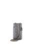 Chanel 100% Leather Gray Classic Vanity Phone Holder with Chain Quilted Caviar One size - photo 2