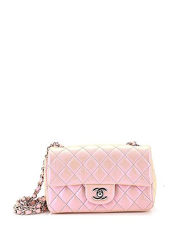 Chanel Classic Single Flap Bag Quilted Iridescent Lambskin Mini (view 1)