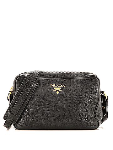 Prada Double Zip Camera Bag Vitello Daino (view 1)