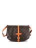 Louis Vuitton 100% Coatead Canvas Brown Flore Saumur Handbag Perforated Monogram Canvas One size - photo 4